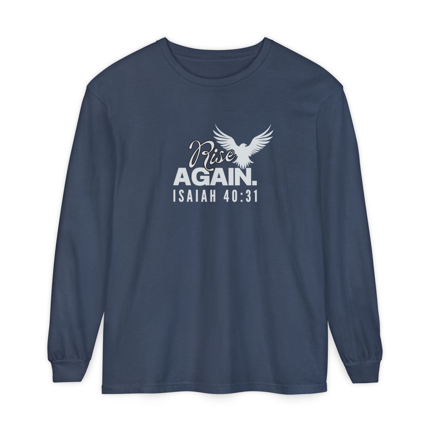 Rise Long Sleeve Tee, Isaiah 40:31 Unisex