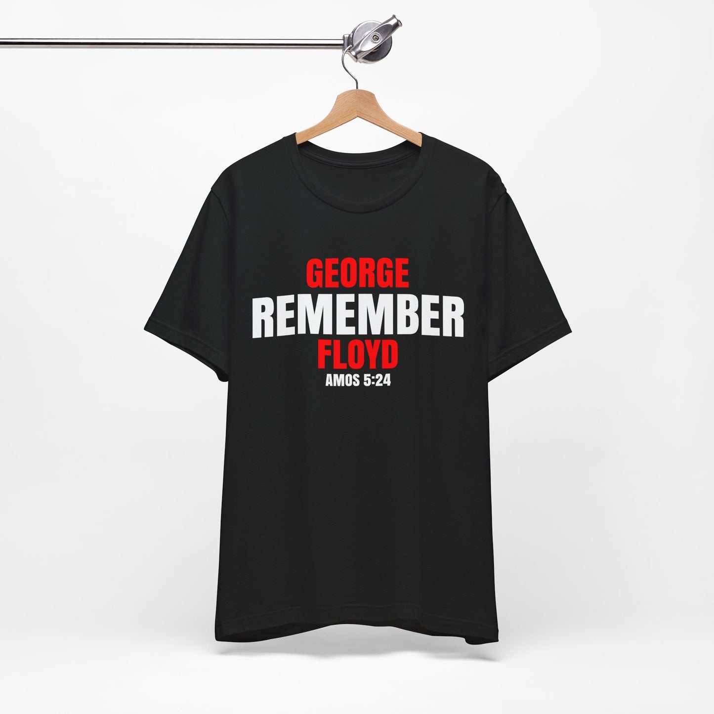 The Remember Series-George Floyd-Unisex Jersey Short Sleeve Tee