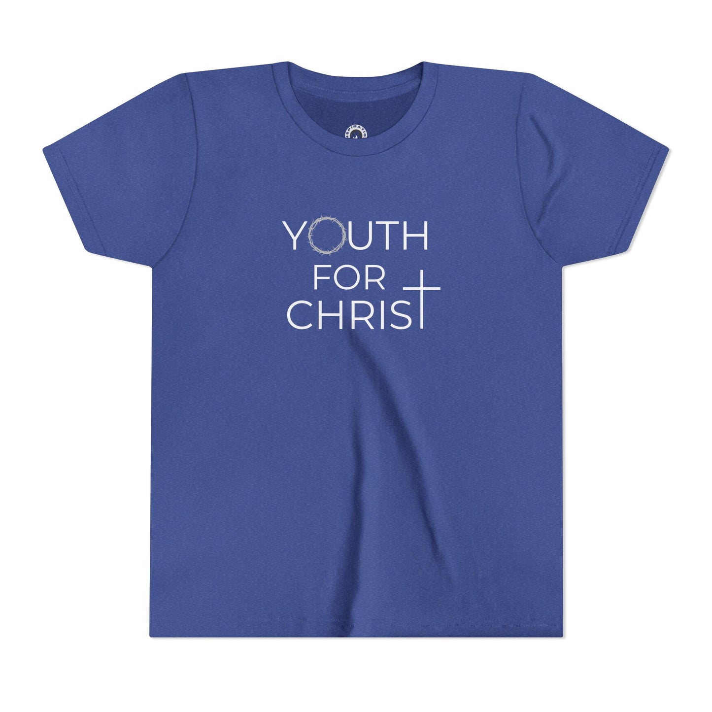 Youth Midweight Tee - 'Youth for Christ' Inspired T-Shirt for Youth Groups & Church Events