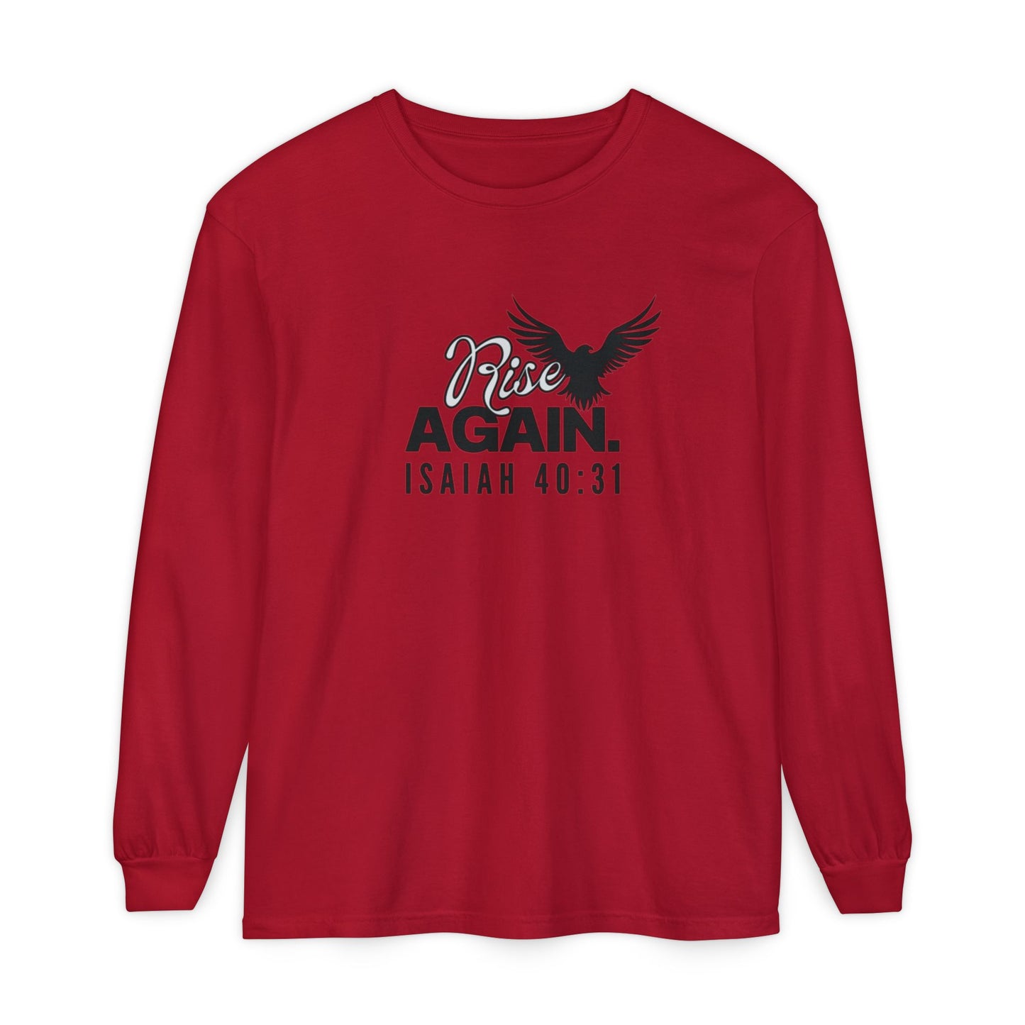 Rise Long Sleeve Tee, Isaiah 40:31 Unisex