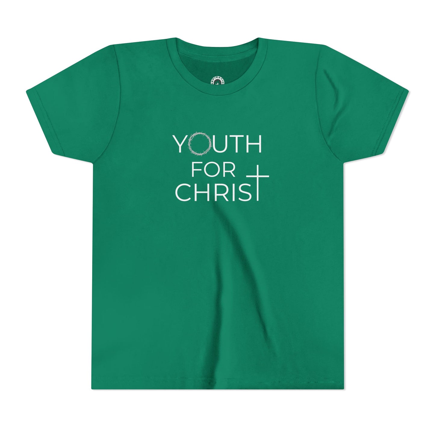 Youth Midweight Tee - 'Youth for Christ' Inspired T-Shirt for Youth Groups & Church Events