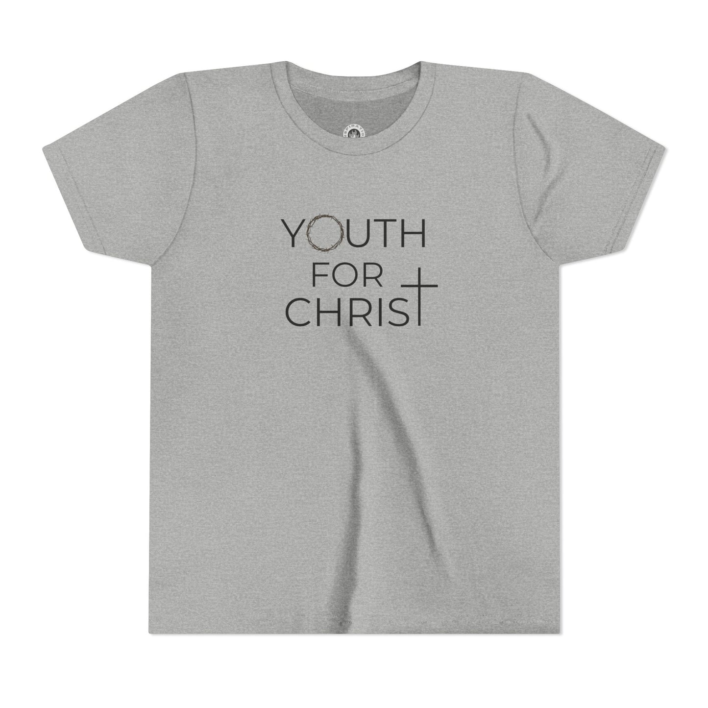 Youth Midweight Tee - 'Youth for Christ' Inspired T-Shirt for Youth Groups & Church Events