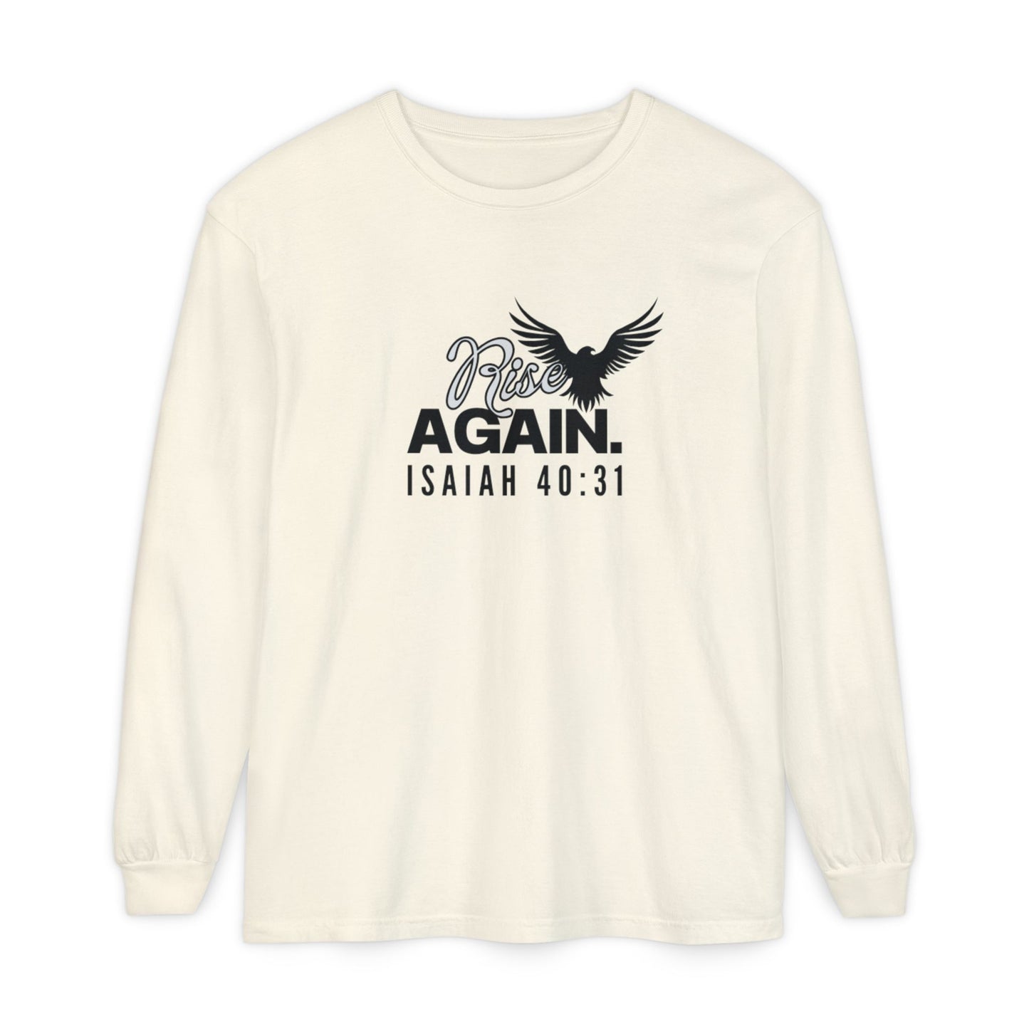 Rise Long Sleeve Tee, Isaiah 40:31 Unisex