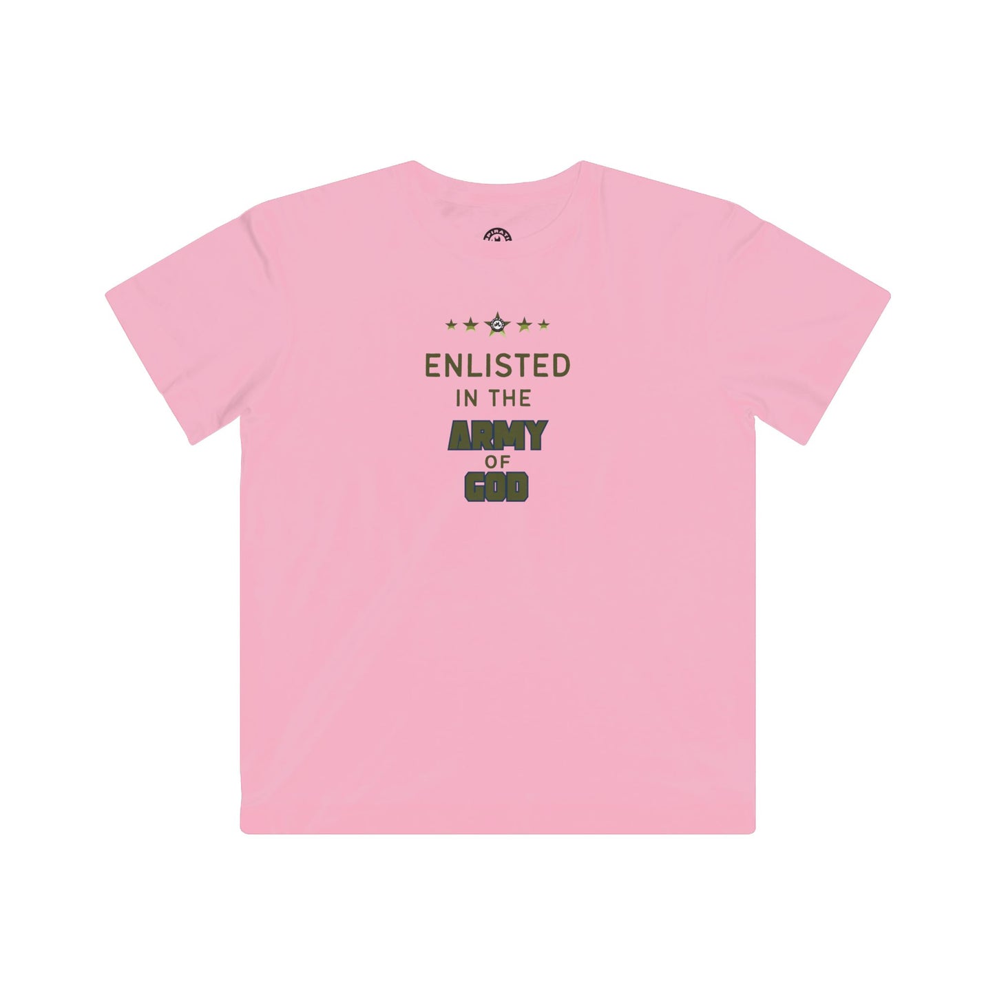 Enlisted In The Army of God Kids Tee