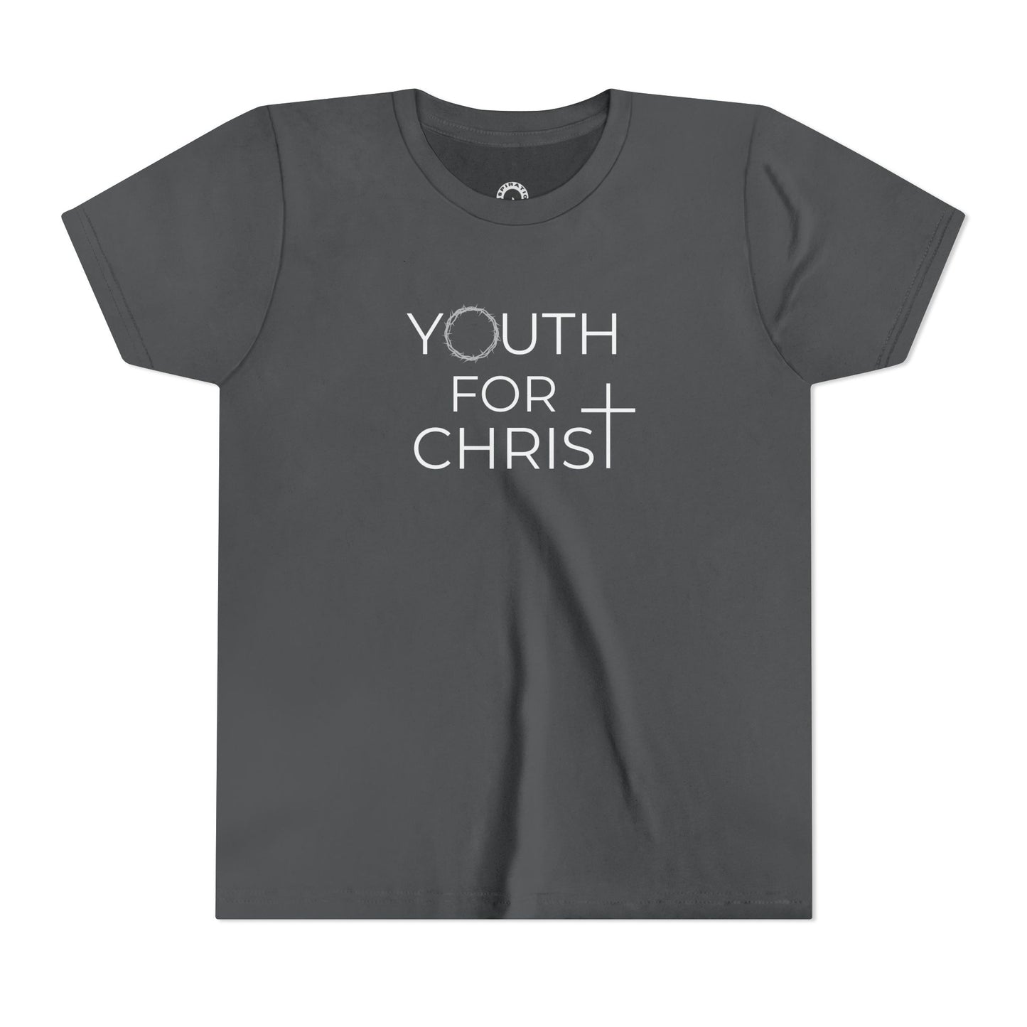 Youth Midweight Tee - 'Youth for Christ' Inspired T-Shirt for Youth Groups & Church Events