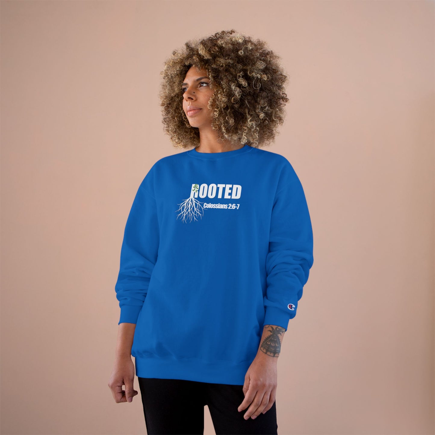 Colossians 2:7 Rooted Sweatshirt