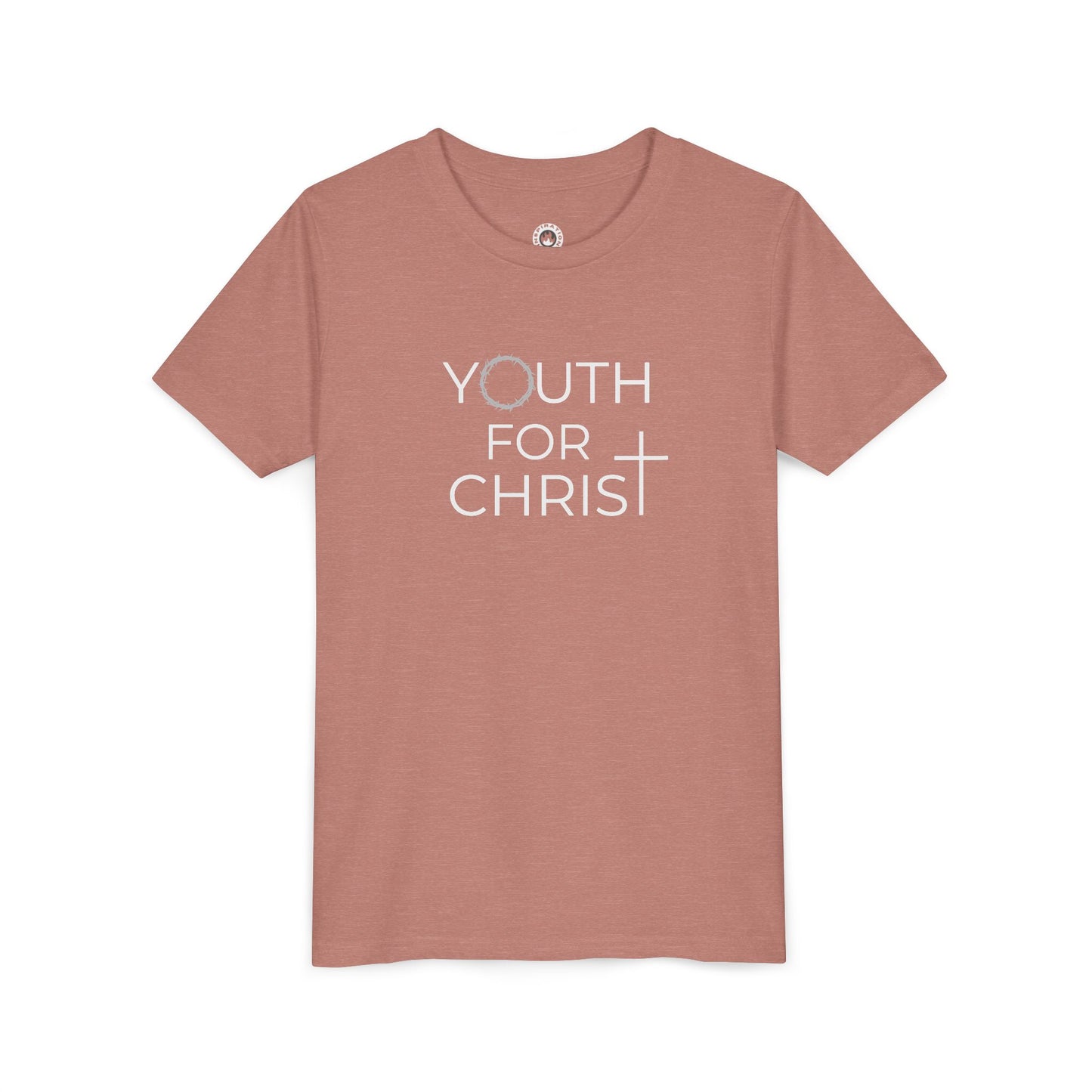 Youth Midweight Tee - 'Youth for Christ' Inspired T-Shirt for Youth Groups & Church Events