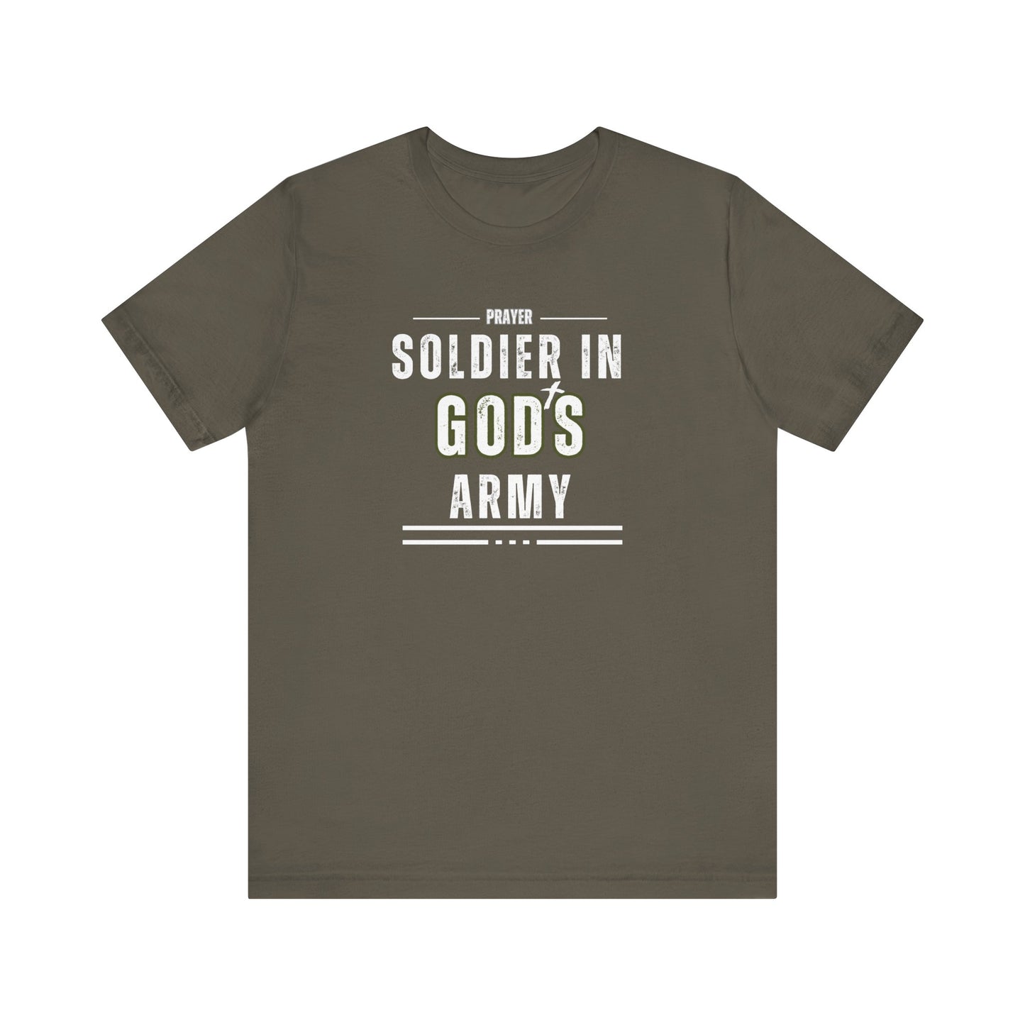 Prayer Soldier In God's Army - Unisex Jersey Short Sleeve Tee
