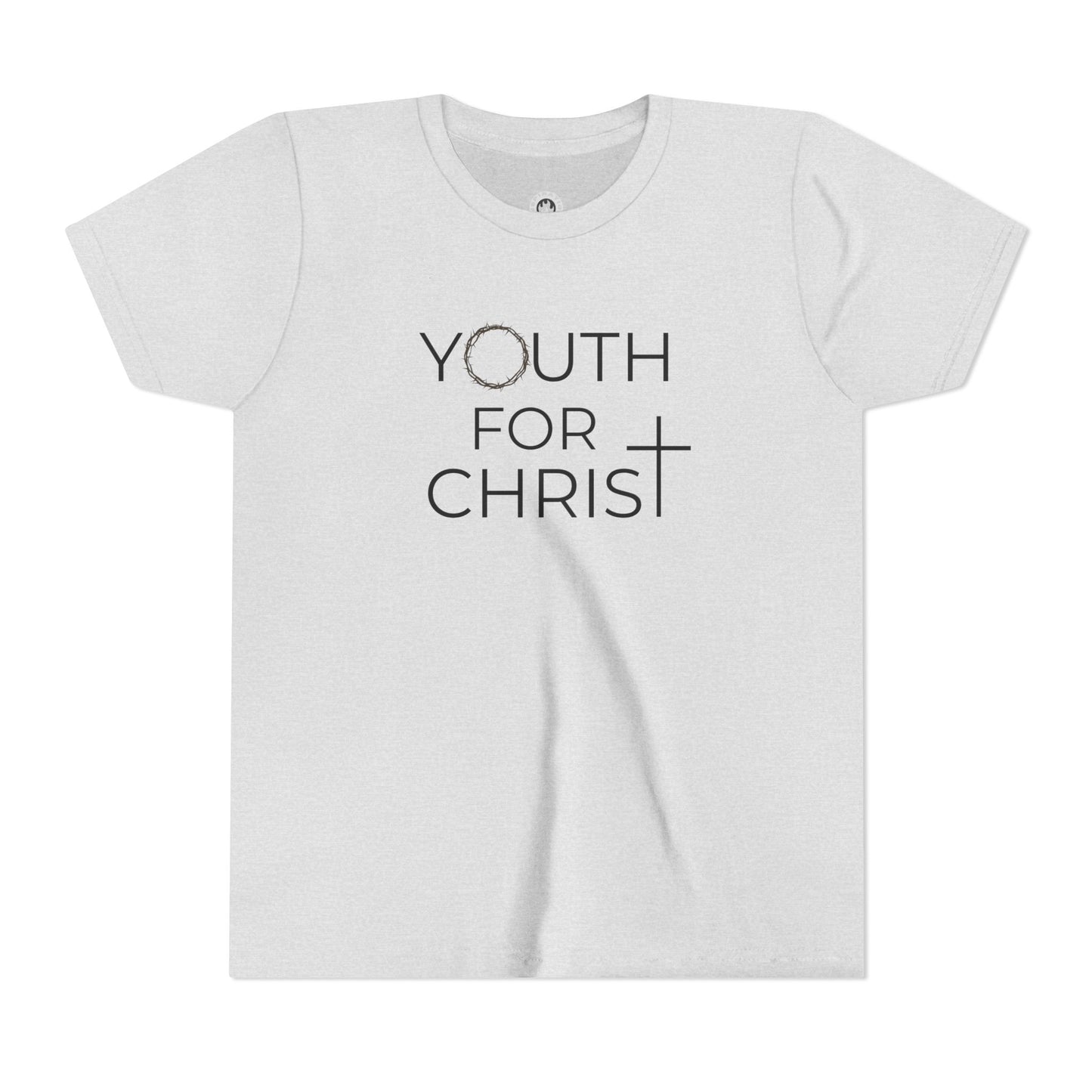 Youth Midweight Tee - 'Youth for Christ' Inspired T-Shirt for Youth Groups & Church Events