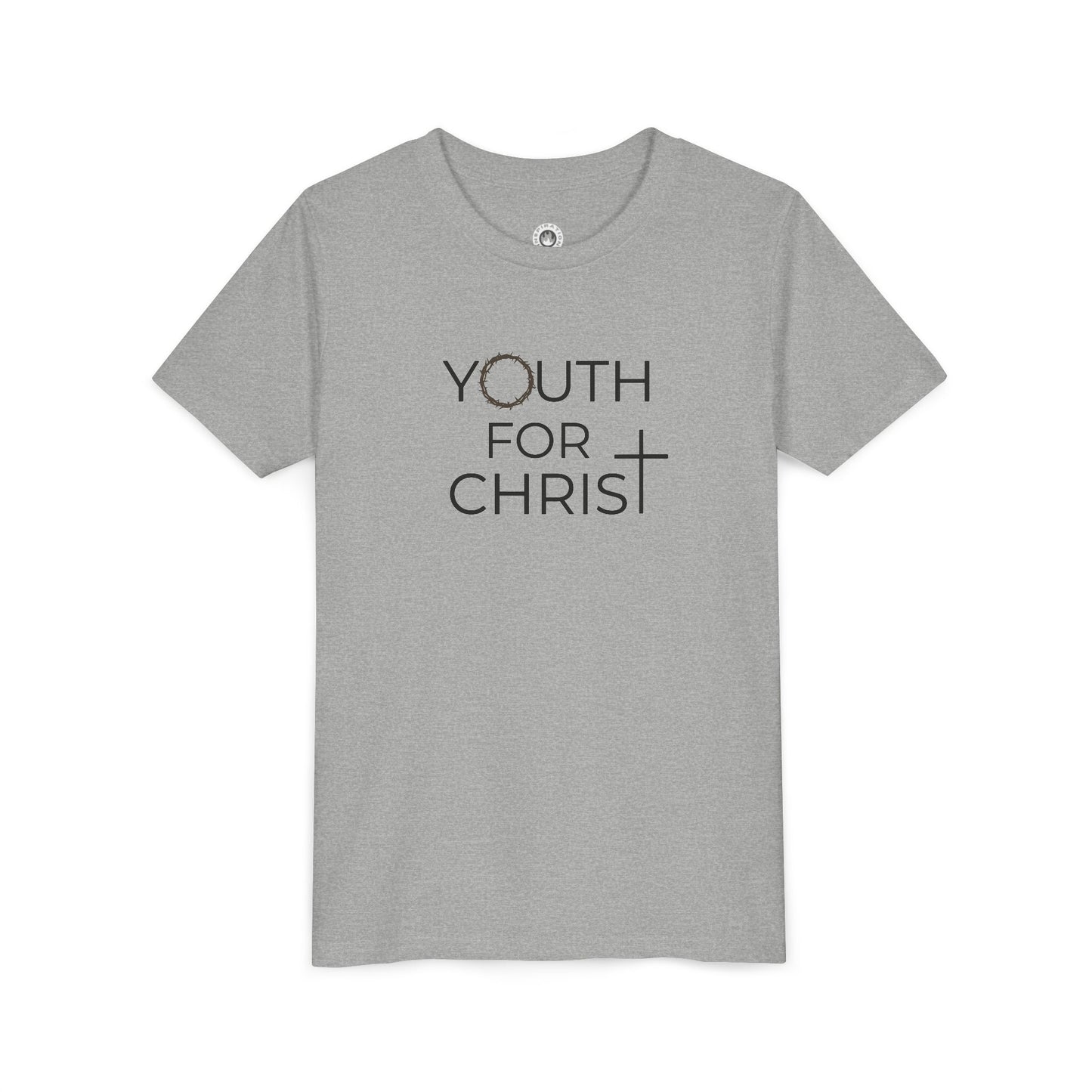 Youth Midweight Tee - 'Youth for Christ' Inspired T-Shirt for Youth Groups & Church Events