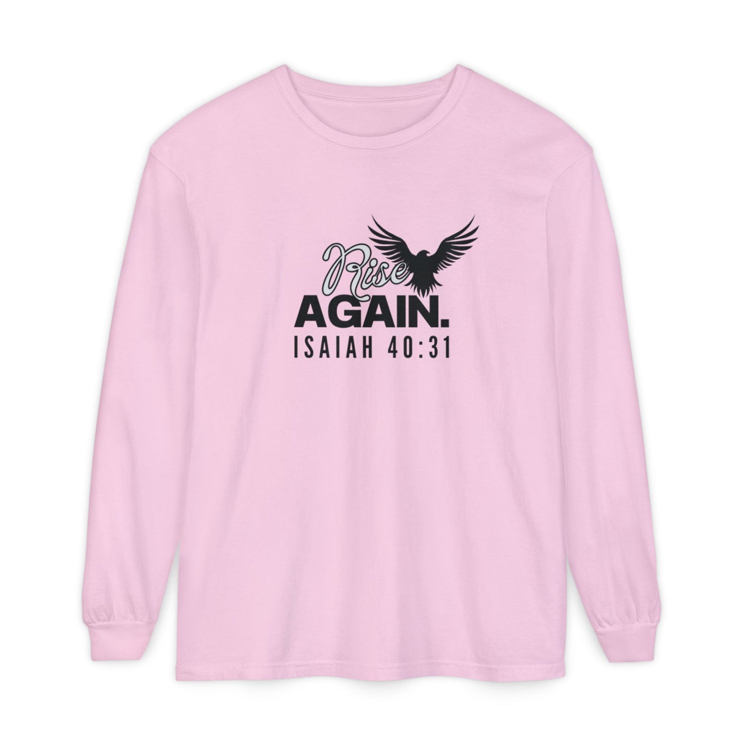 Rise Long Sleeve Tee, Isaiah 40:31 Unisex