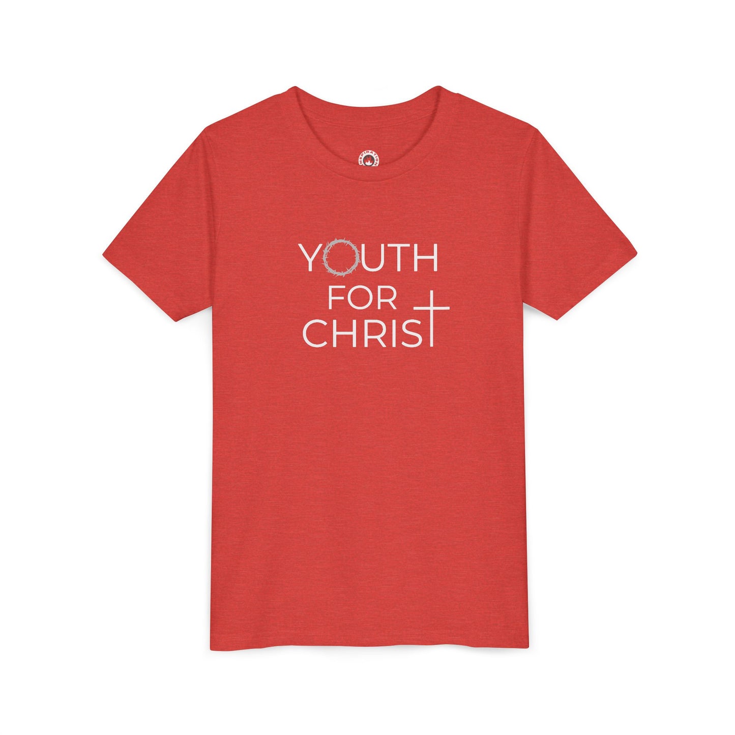 Youth Midweight Tee - 'Youth for Christ' Inspired T-Shirt for Youth Groups & Church Events