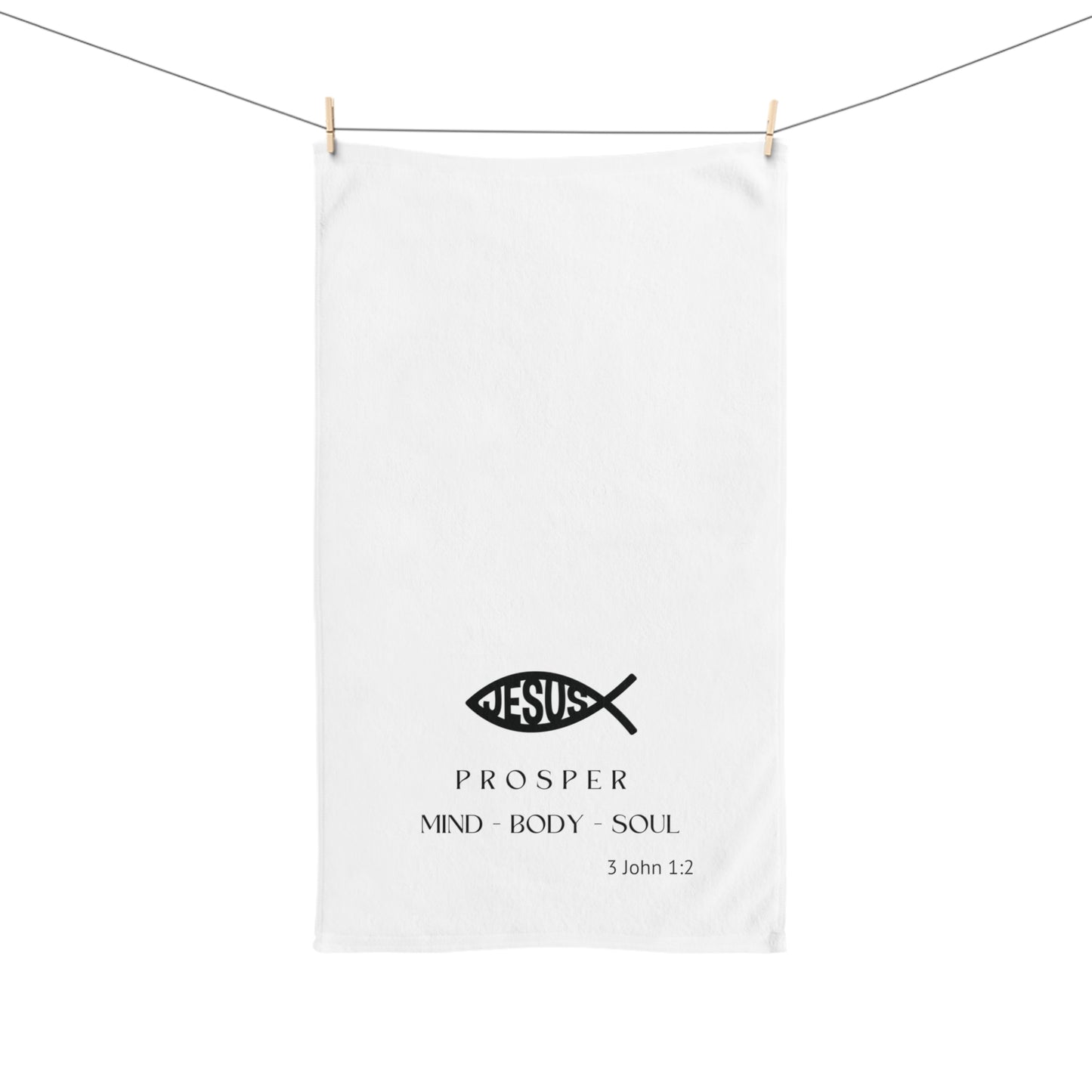 3 John 1:2 Prosper Hand Towel