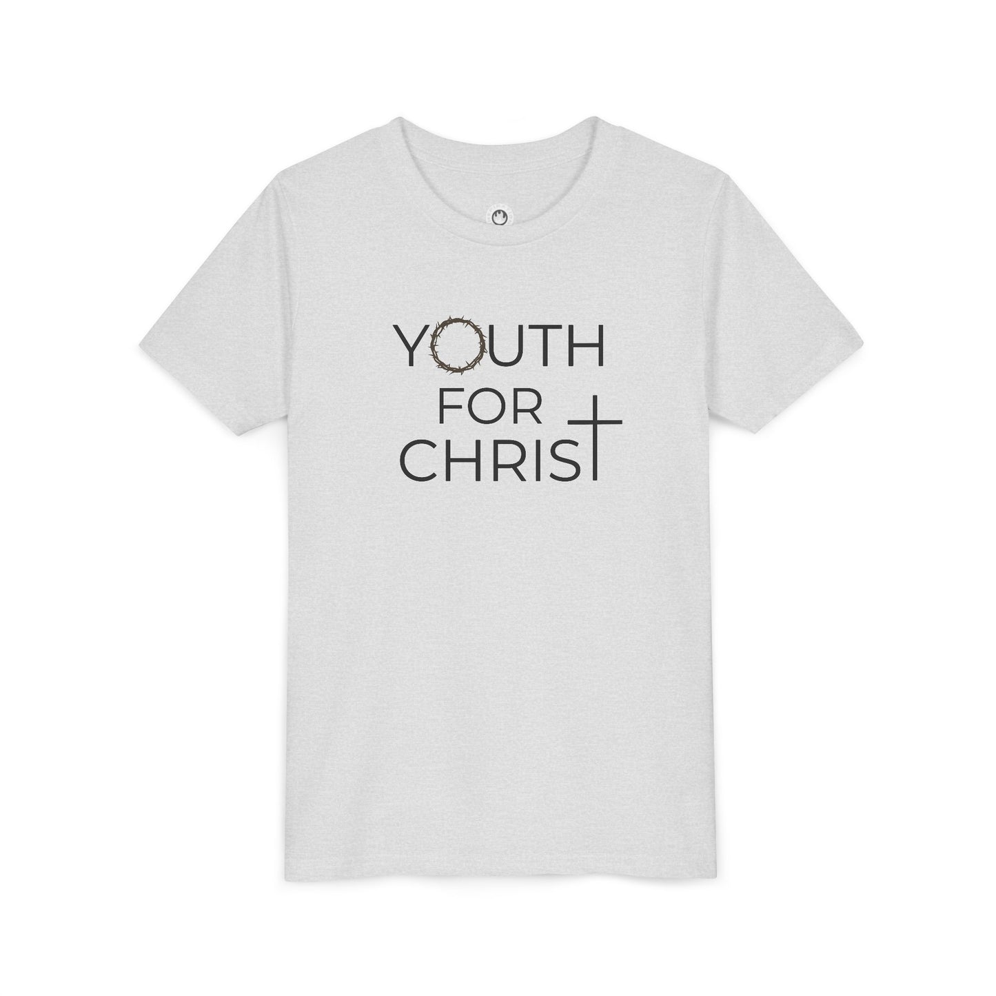Youth Midweight Tee - 'Youth for Christ' Inspired T-Shirt for Youth Groups & Church Events