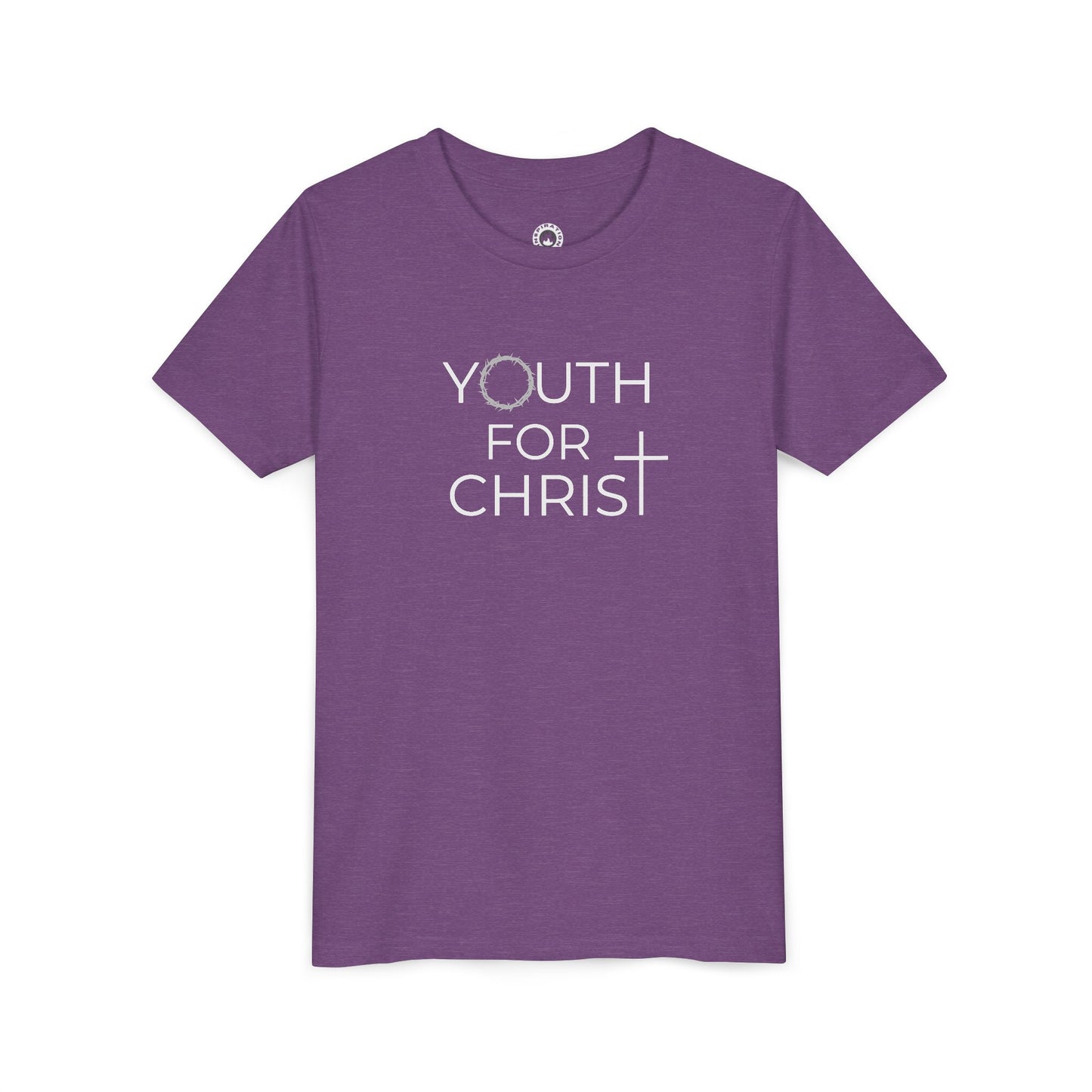 Youth Midweight Tee - 'Youth for Christ' Inspired T-Shirt for Youth Groups & Church Events