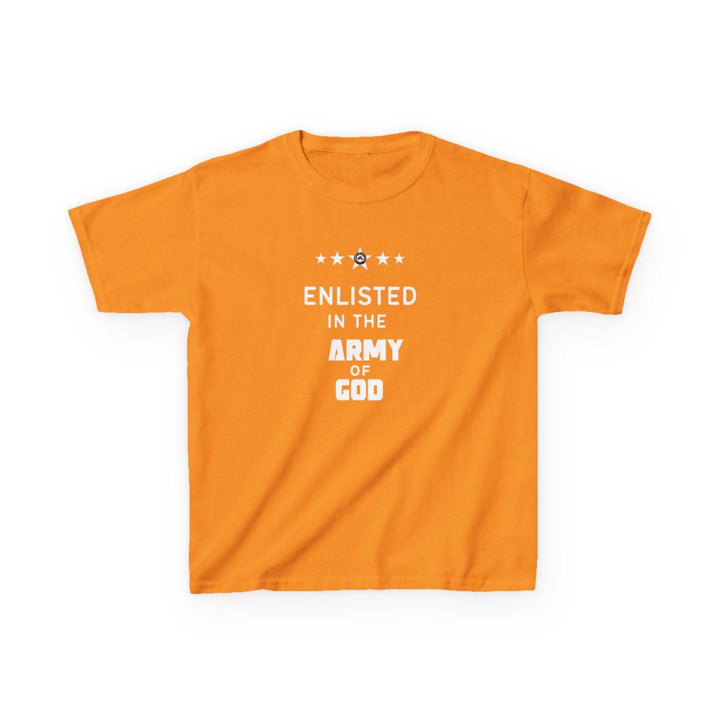 Enlisted In The Army of God "Psalms 84:1-12"  Kids Heavy Cotton™ Tee