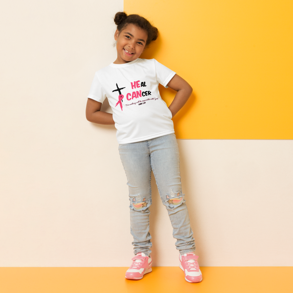 HEal CANcer Kids crew neck t-shirt