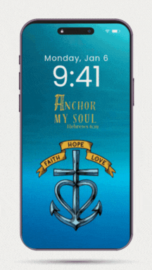 Anchor My Soul Animated Phone Wallpaper