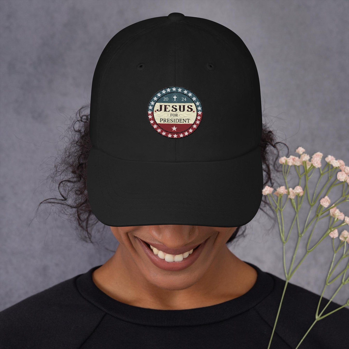 Jesus for President Embroidered Hat