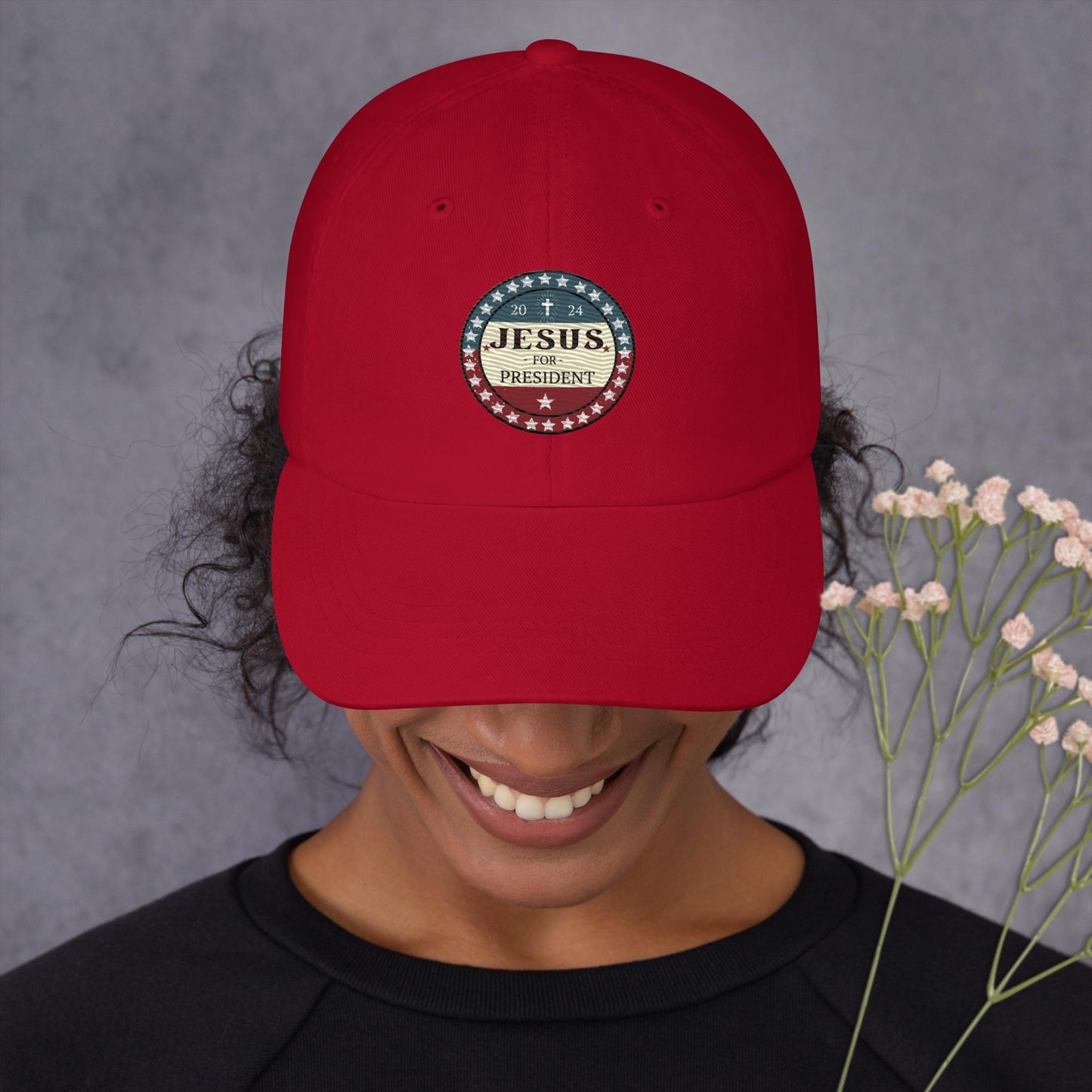 Jesus for President Embroidered Hat