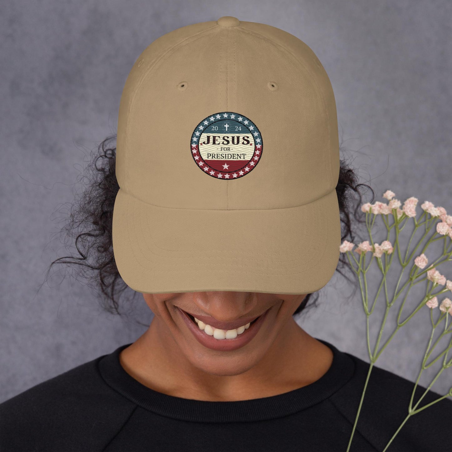 Jesus for President Embroidered Hat