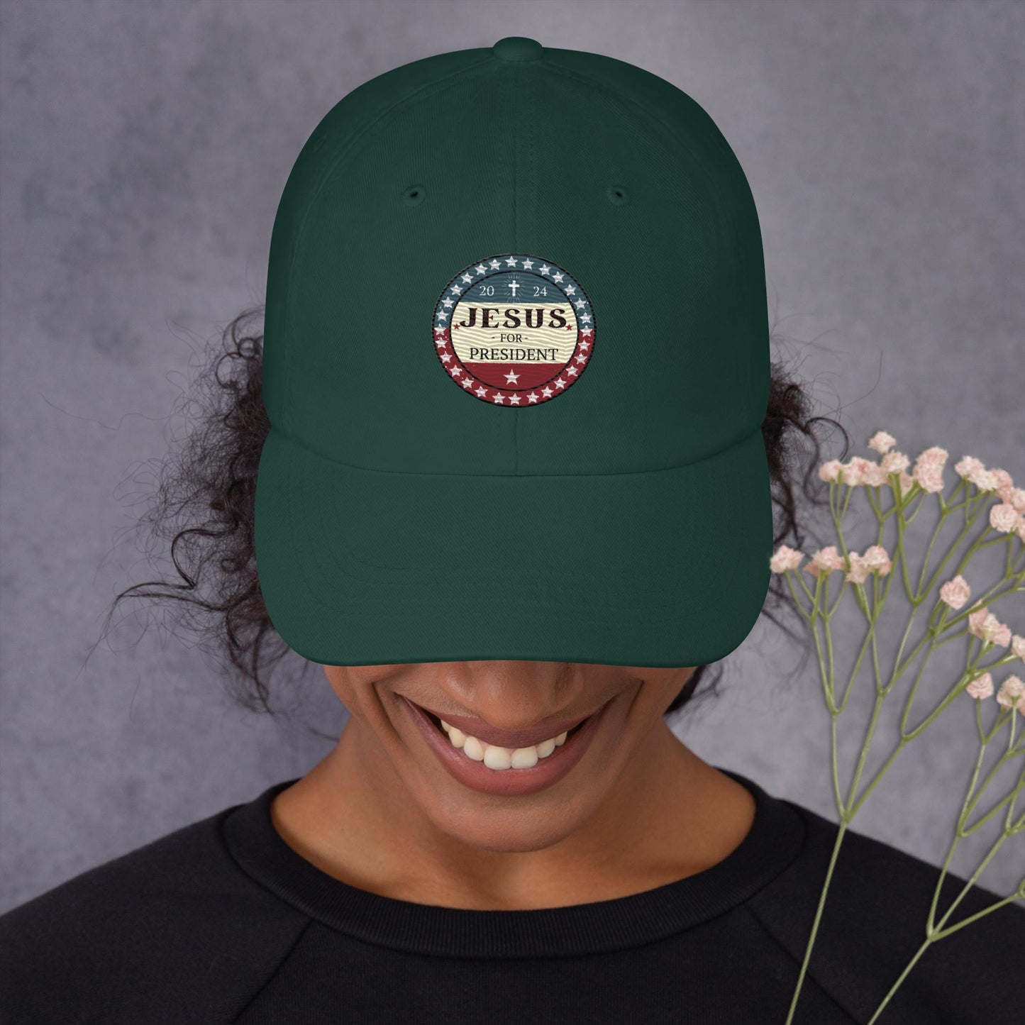 Jesus for President Embroidered Hat