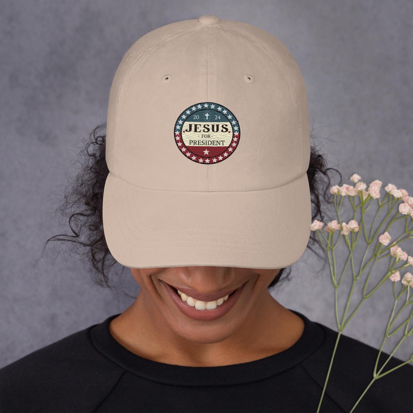 Jesus for President Embroidered Hat