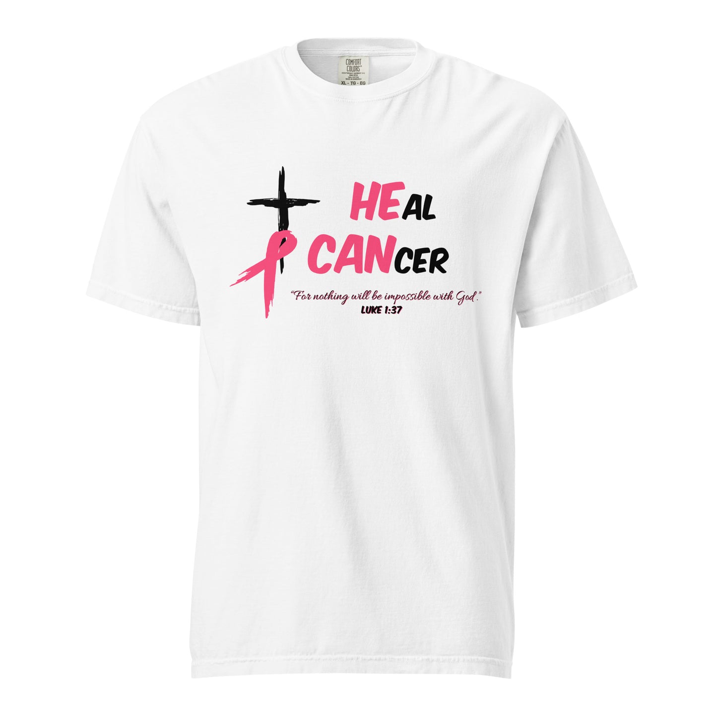 HEal CANcer Unisex garment-dyed heavyweight t-shirt