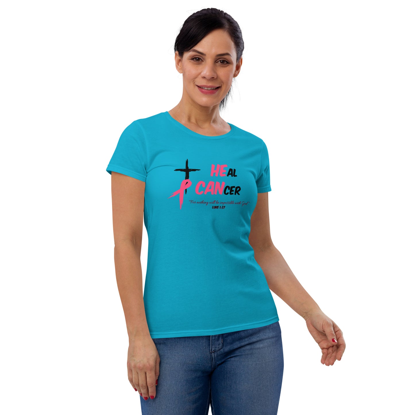 HEal CANcer  Women's short sleeve T-shirt