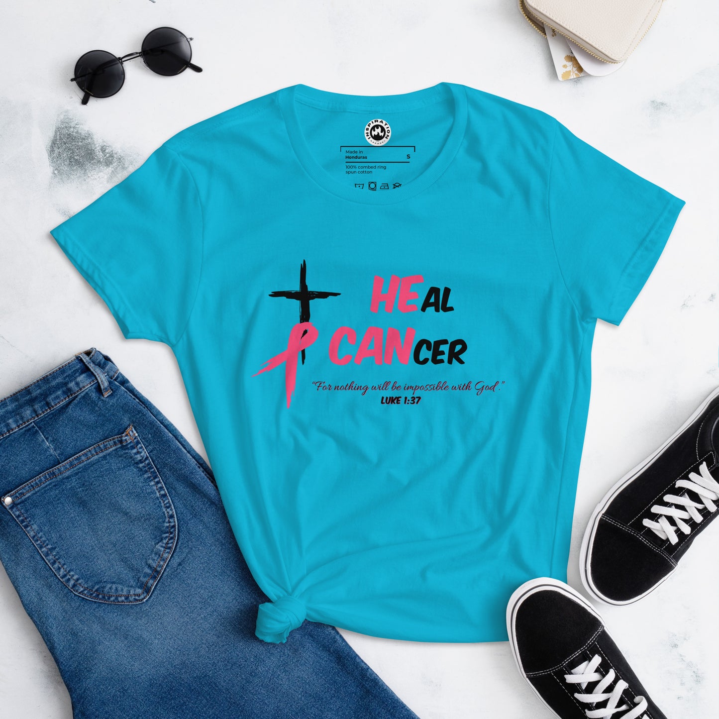 HEal CANcer  Women's short sleeve T-shirt