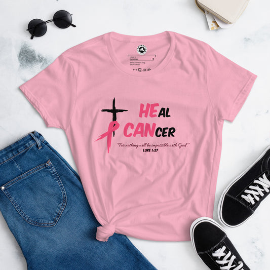 HEal CANcer  Women's short sleeve T-shirt