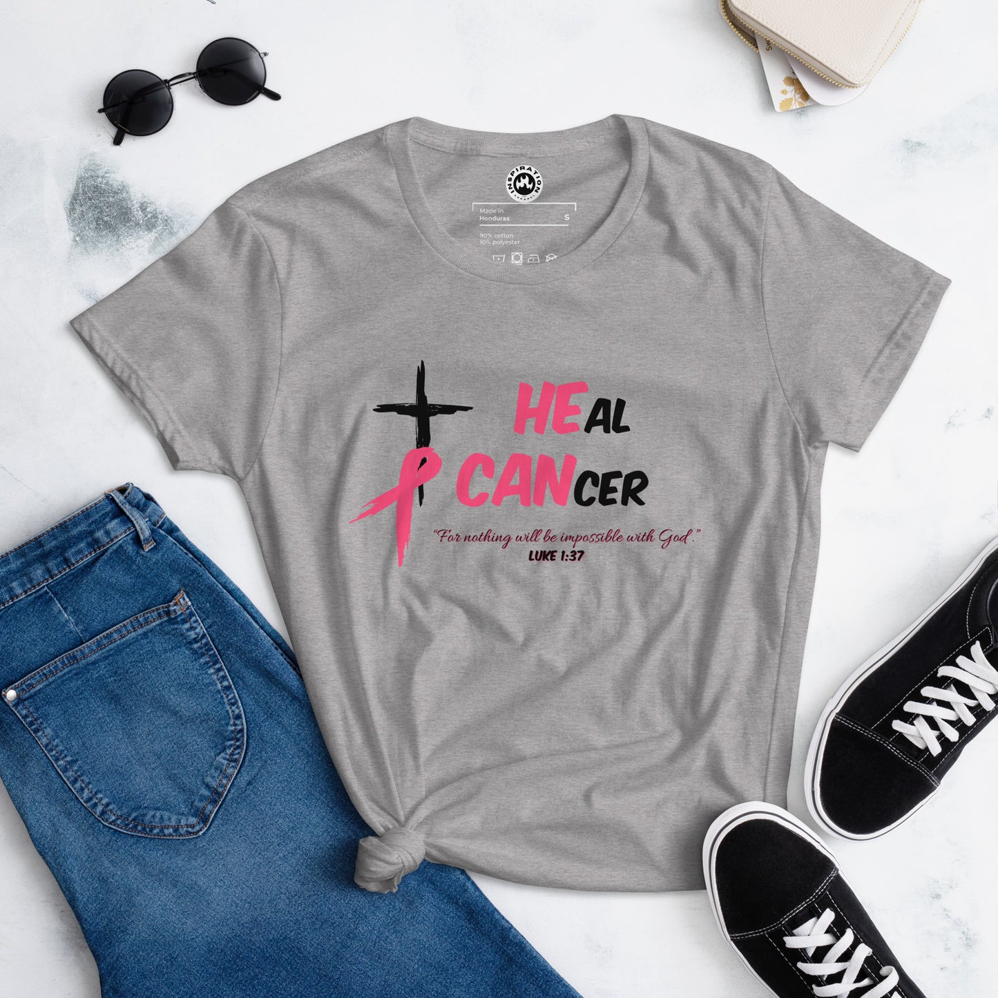 HEal CANcer  Women's short sleeve T-shirt