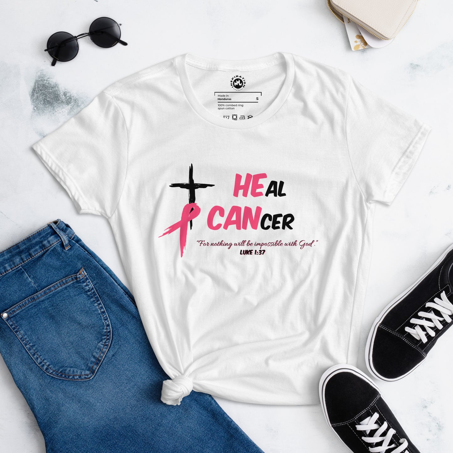 HEal CANcer  Women's short sleeve T-shirt