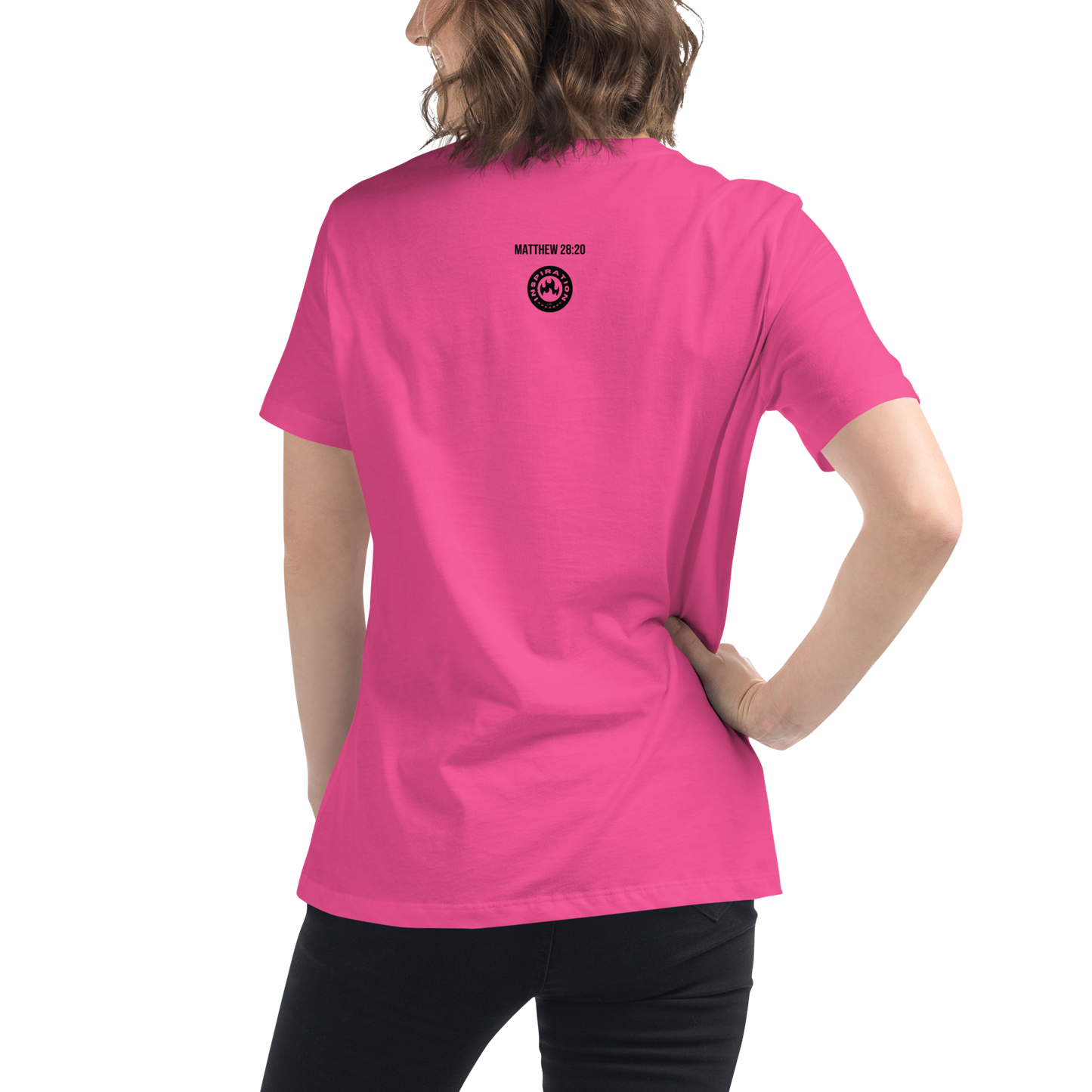 The Promise Matthew 28:20 I am with you always - Women's Relaxed T-Shirt