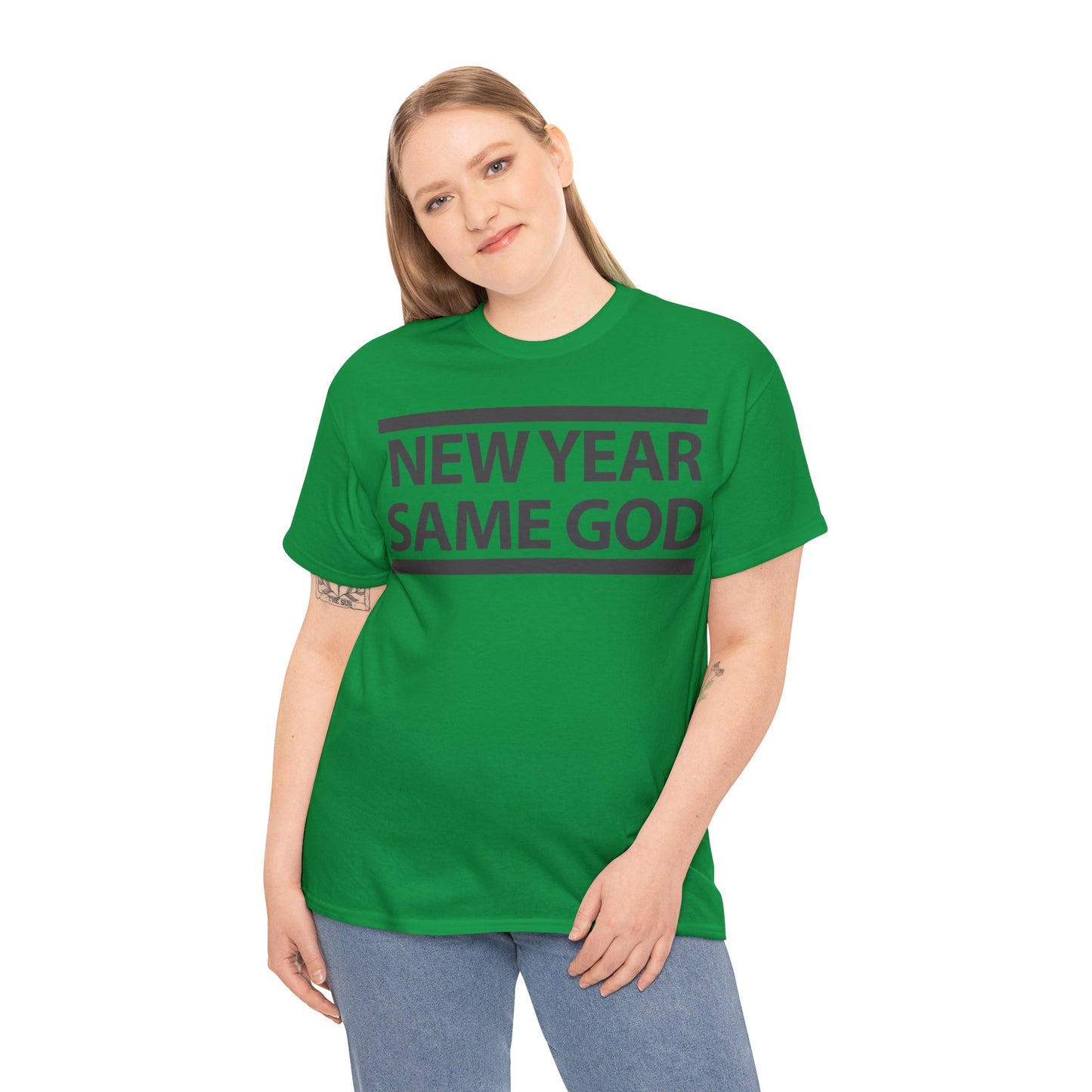 TWC New Year Same God-Unisex Heavy Cotton Tee