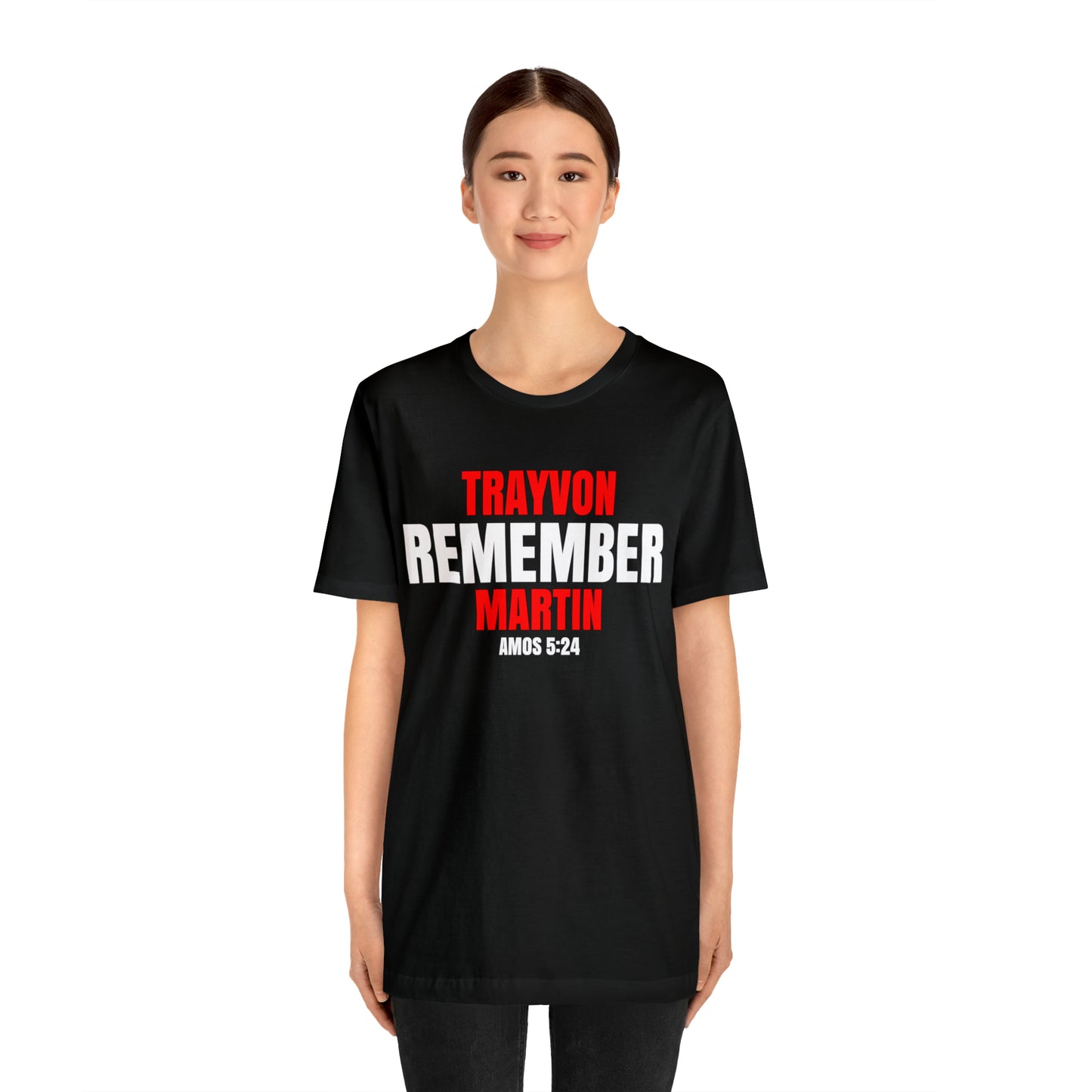 The Remember Series-Trayvon Martin-Unisex Jersey Short Sleeve Tee