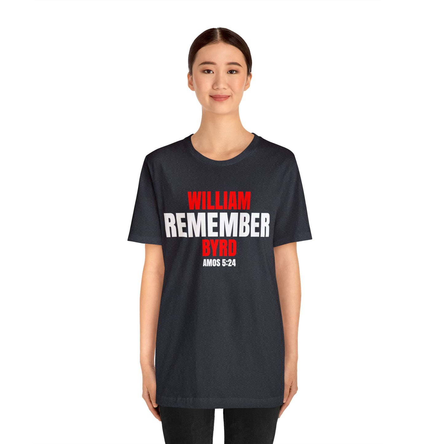 The Remember Series-William Byrd-Unisex Jersey Short Sleeve Tee