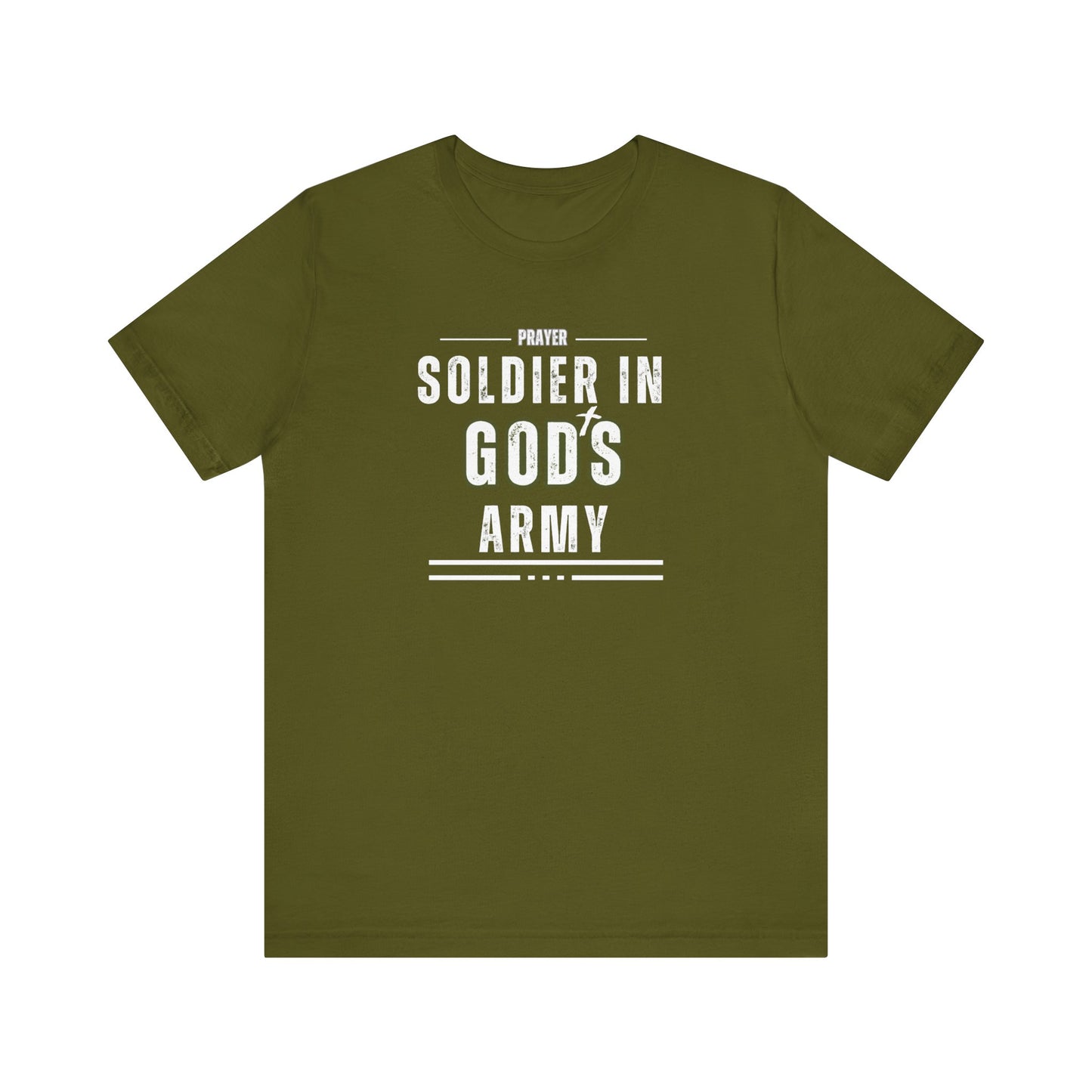 Prayer Soldier In God's Army - Unisex Jersey Short Sleeve Tee