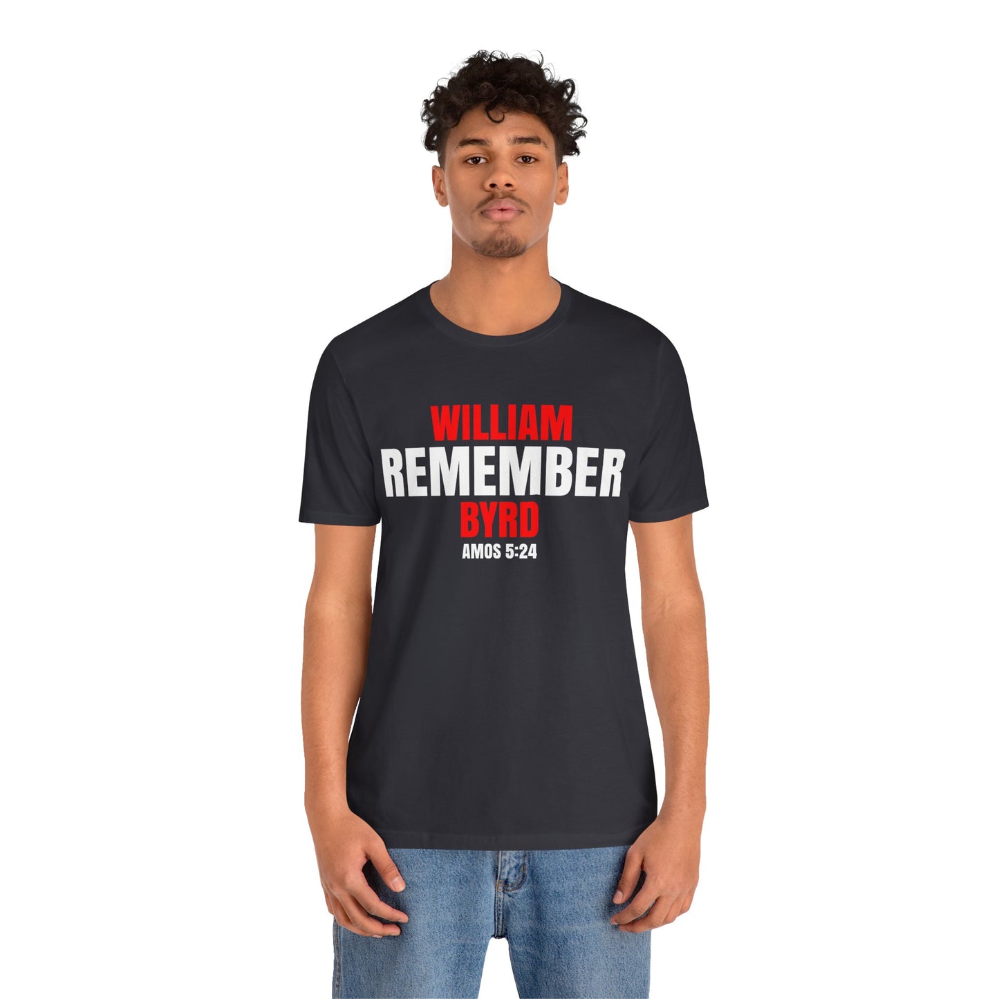 The Remember Series-William Byrd-Unisex Jersey Short Sleeve Tee