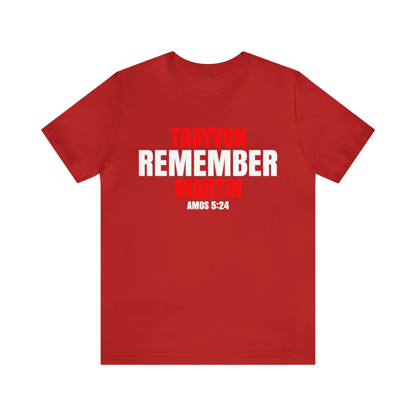 The Remember Series-Trayvon Martin-Unisex Jersey Short Sleeve Tee