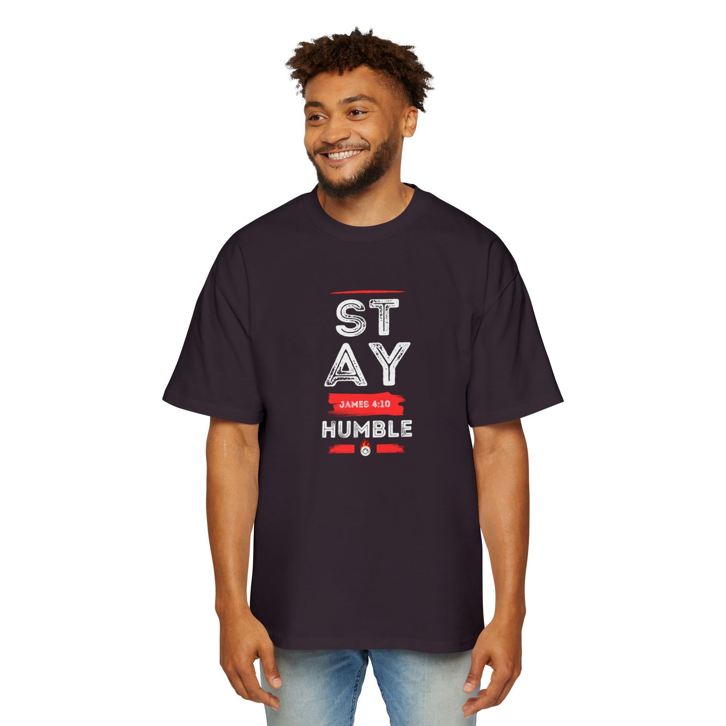 Stay Humble Men's Oversized Tee