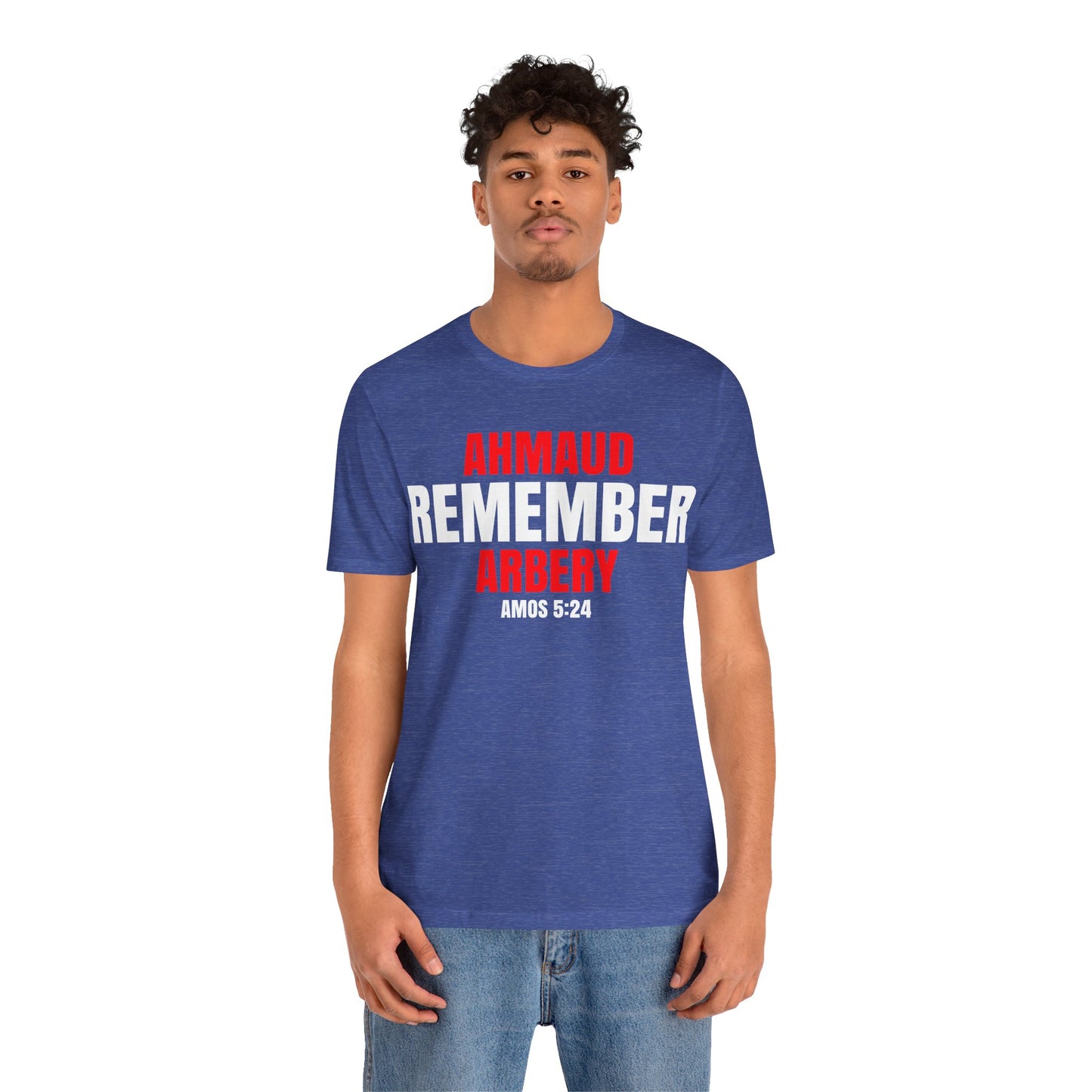 The Remember Series-Ahmaud Arbery-Unisex Jersey Short Sleeve Tee