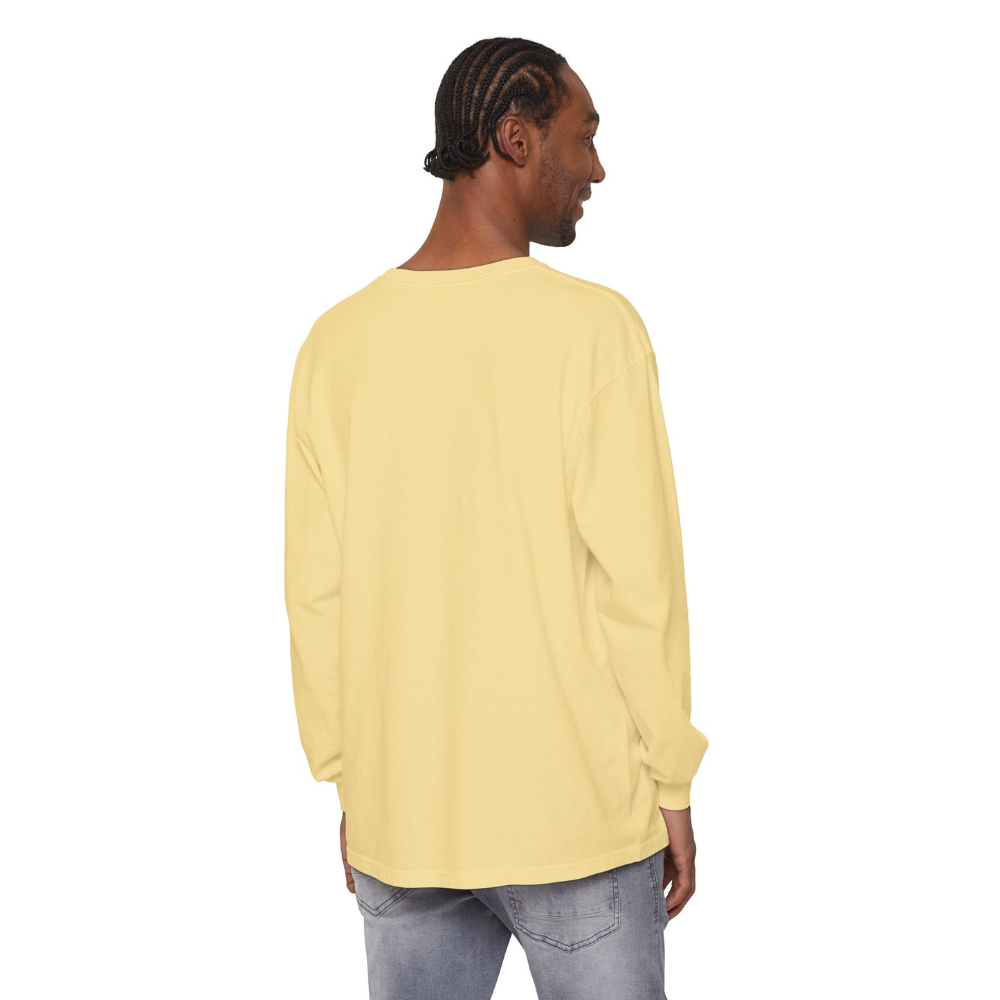 Guided to Haven Psalm 107:29–30 Long Sleeve T-Shirt - Nautical Theme