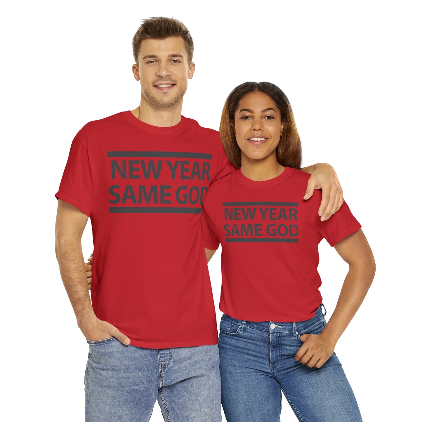 TWC New Year Same God-Unisex Heavy Cotton Tee