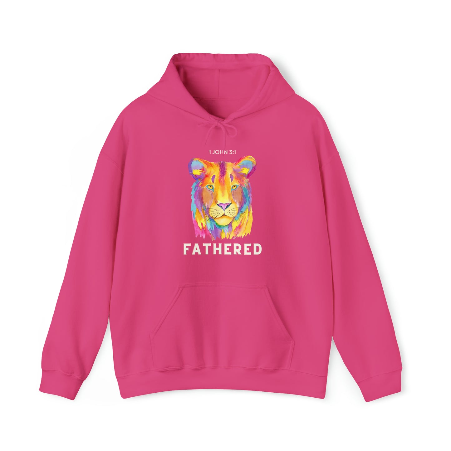 "Fathered" Unisex Heavy Blend™ Hooded Sweatshirt