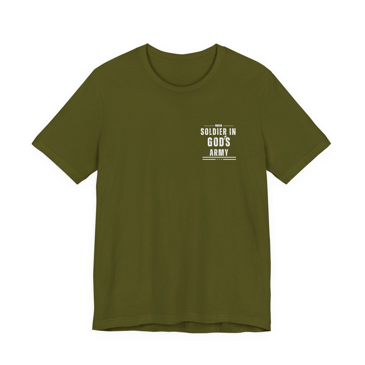 Prayer Soldier In God's Army - Unisex Jersey Short Sleeve Tee