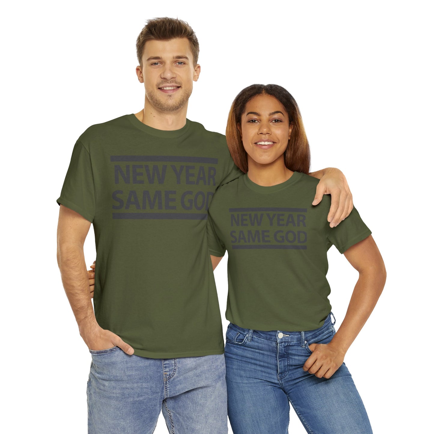 TWC New Year Same God-Unisex Heavy Cotton Tee