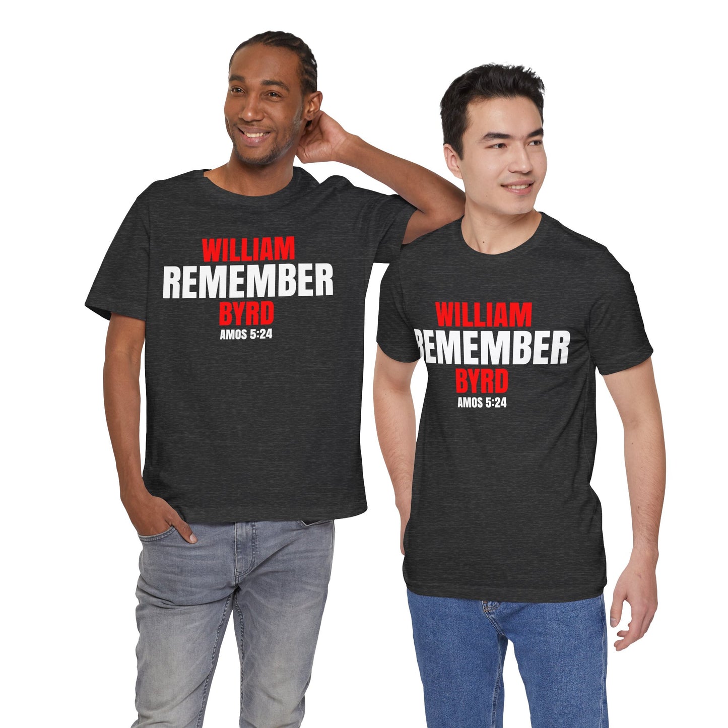 The Remember Series-William Byrd-Unisex Jersey Short Sleeve Tee