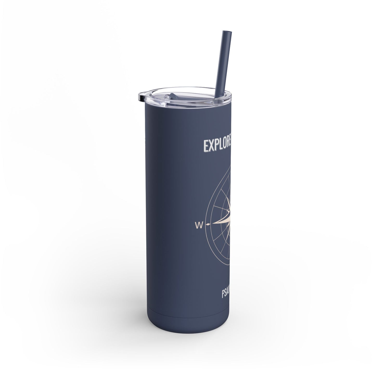 Explore The World Skinny Matte Tumbler, 20oz