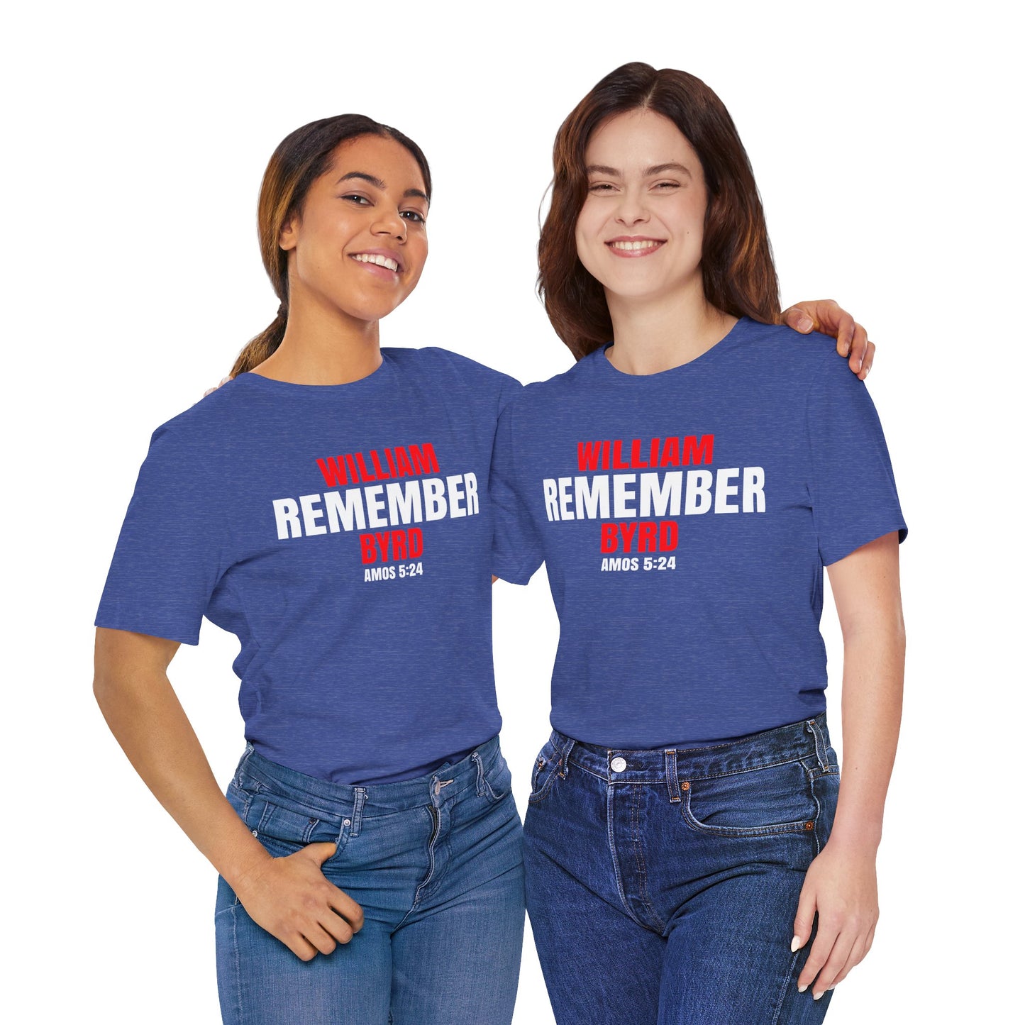 The Remember Series-William Byrd-Unisex Jersey Short Sleeve Tee